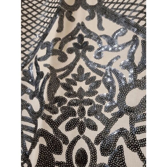 Sexy Sequin Long Sleeve Club Bodycon Party Mini Dress SIZE XS NEW WITH TAGS - Picture 9 of 13